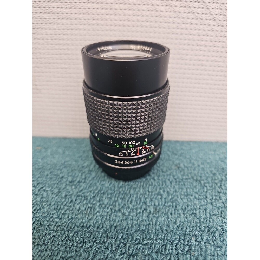 JC Penney Coated Optics 52mm 1:2.8 f=135mm Lens W/Lens Caps Minolta MD mount
